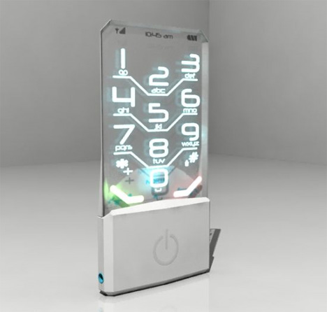 Clearly Calling You: Transparent Nokia Cell Phone Concept Nokia-transparent-phone-concept