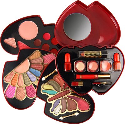 علب ماكياج تجنن  BR-Double-Heart-Makeup-Kit