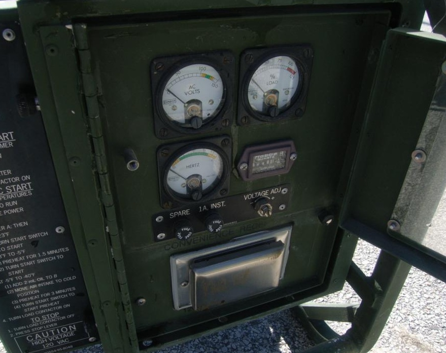 generators and storage solutions MEP-531A-and-MEP-501A-Military-Diesel-Generator-Control-Panel