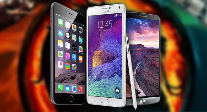 XL Size;Apple iPhone 6 Plus vs. Samsung Galaxy Note 4 vs. LG G3 Gsmarena_001