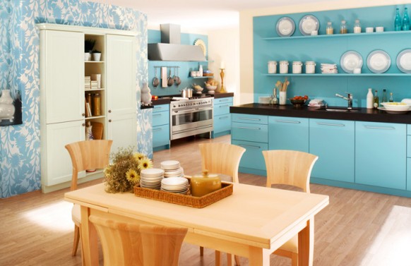 المطبخ  Ballerina-kuchen-blue-kitchen-582x377