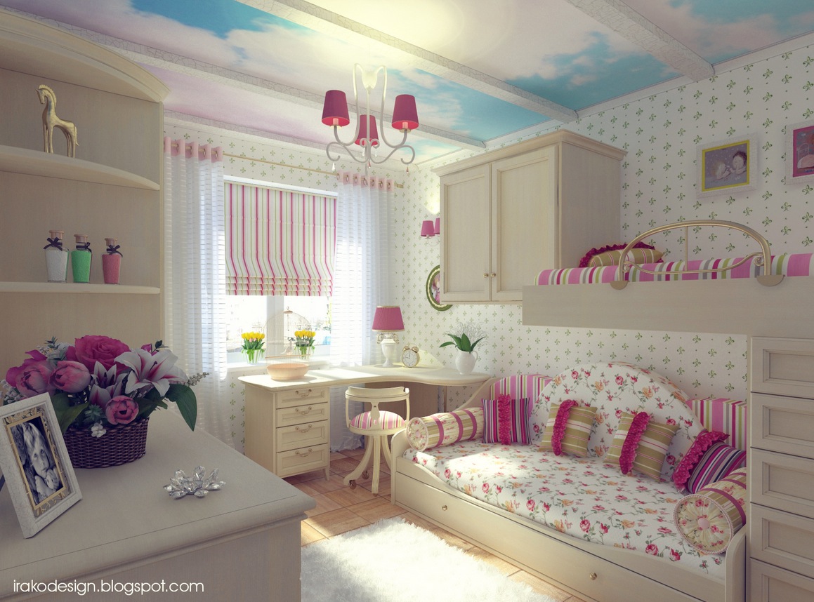 Cora szobája (Graddock kúria) Pink-white-blue-girls-room
