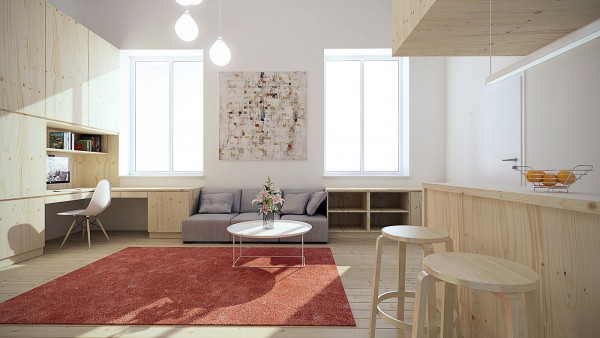 [IMG] #내 집 에 오신 것을 환영합니다  Small-loft-design-600x338