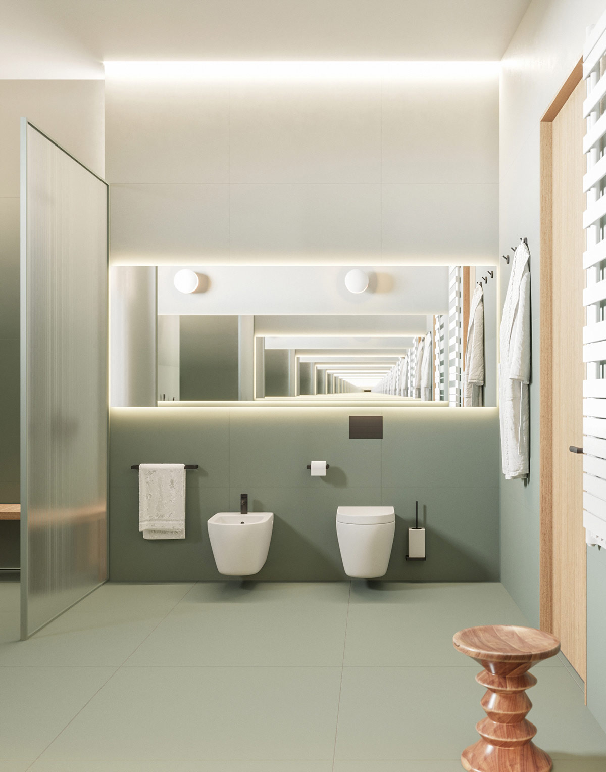 Namas Wall-hung-toilet-and-bidet-set