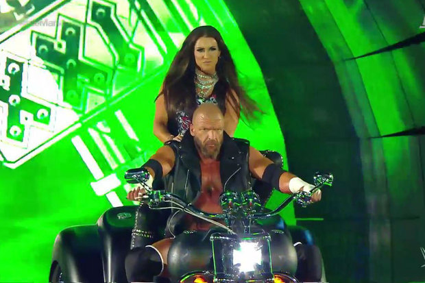 Mr. Money In The Bank Is Here! - MITB Ladder Match Report Triple-H-Stephanie-McMahon-890458