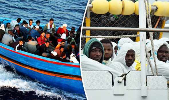 Chaos in Italy as 13,000 migrants arrive in FOUR days overwhelming response effort  EgyptianMigr-706377