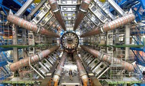 SCIENTISTS conducting a mind bending experiment at the Large Hadron Collider next week hope to connect with a PARALLEL UNIVERSE outside of our own. Large-Hadron-Collider-LHC-565315