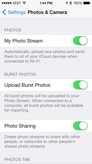 Exhaustive list of New Features, Improvements, Refinements and Bug fixes in iOS 7.1 Burst-photos