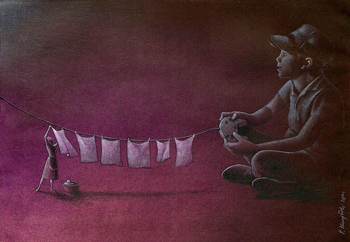 37 dibujos de crítica social de uno de los mejores artistas de pintura satírica Pawel-Kuczynski-3