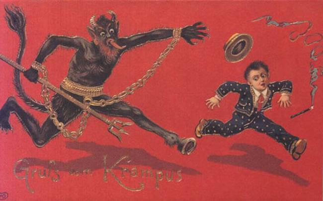 Krampus: traumatizando a los niños en Navidad desde la Edad Media Krampus_2