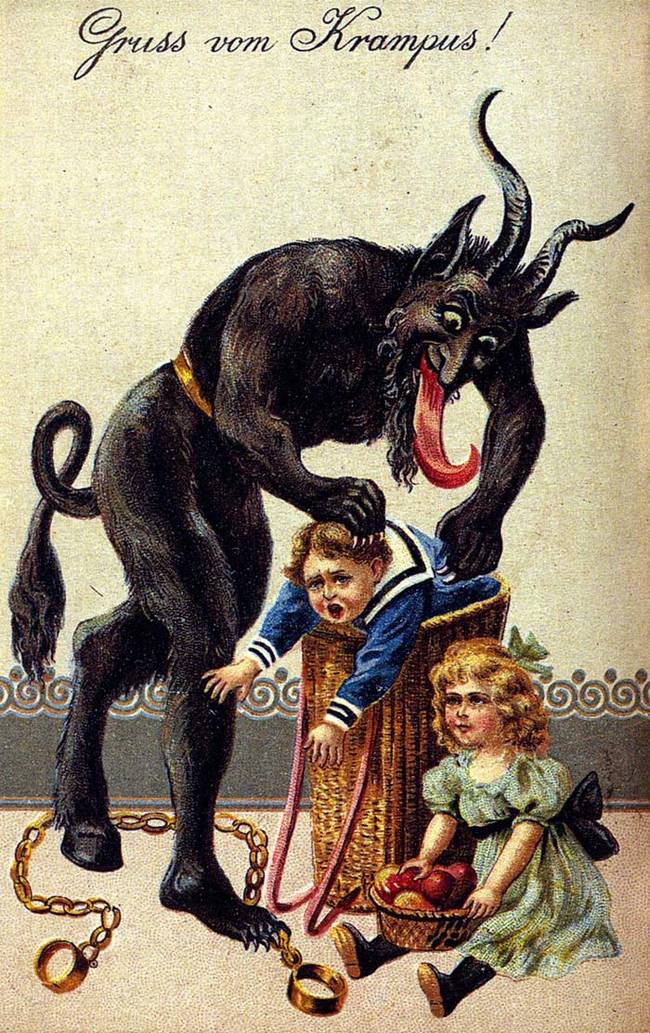 Krampus: traumatizando a los niños en Navidad desde la Edad Media Krampus_3