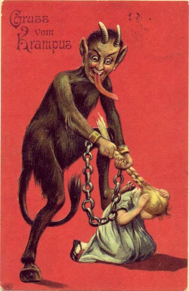 Krampus: traumatizando a los niños en Navidad desde la Edad Media Krampus_6