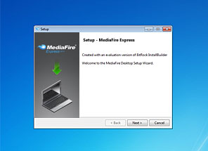 برنامج تسريع الميديا فاير MediaFire Express  + الشرح Winstep-wizard