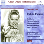 Donizetti: L'elisir d'Amore 8.110125-26