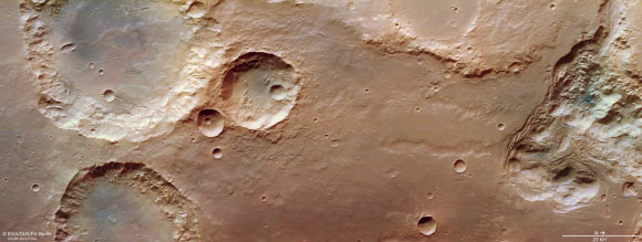 Mars Express Spots Chaotic Terrain near Valles Marineris Image_9207_1-Mars-Pyrrhae-Regio