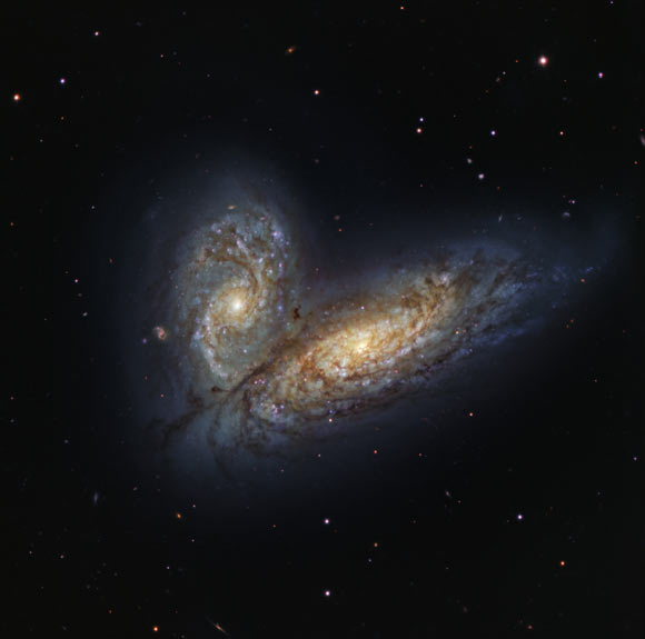 Astronomers Observe Pair of Colliding Spiral Galaxies Image_10487-Butterfly-Galaxies