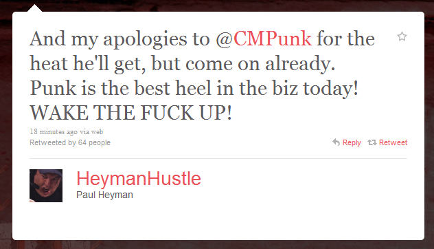 Ανταπόκριση Twitter Steve Austin να Paul Heyman / Punk CM HEYMAN-TWEET-3