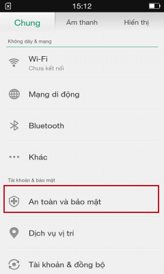 Cài đặt vẽ để mở khóa màn hình trên Oppo Neo 5 Ba4ffcf0-505