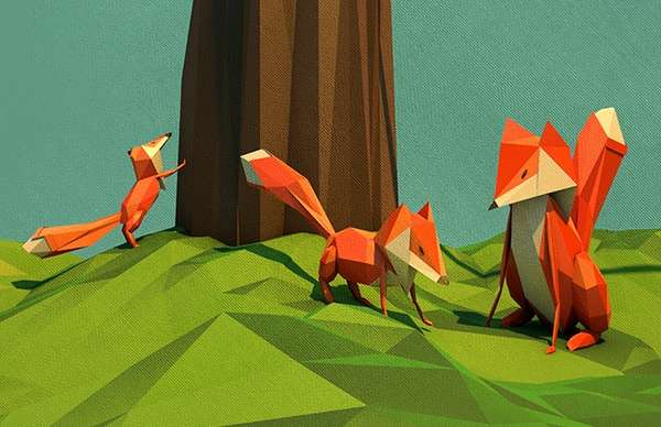 low poly style references Lowpoly