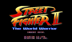 Street Fighter Series StreetFighterIITitleScreen