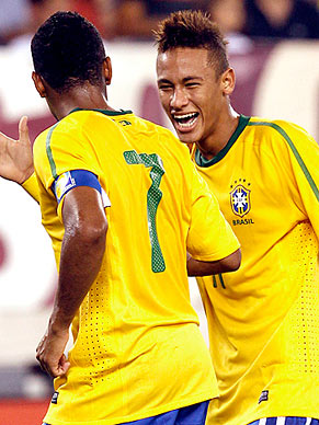  اتحداك تجيب الصورة المطلوبة........... Neymar-and-Robinho