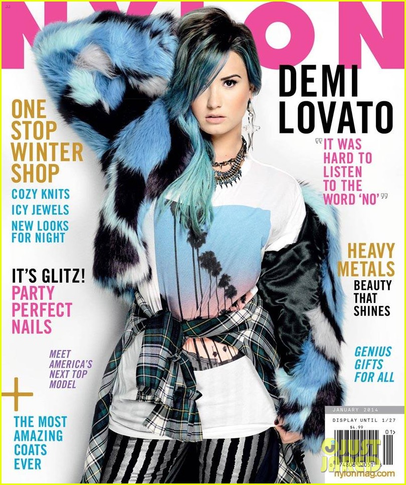 Demi Lovato para NYLON MAGAZINE. Demi-lovato-nylon-dec-jan-mag-01