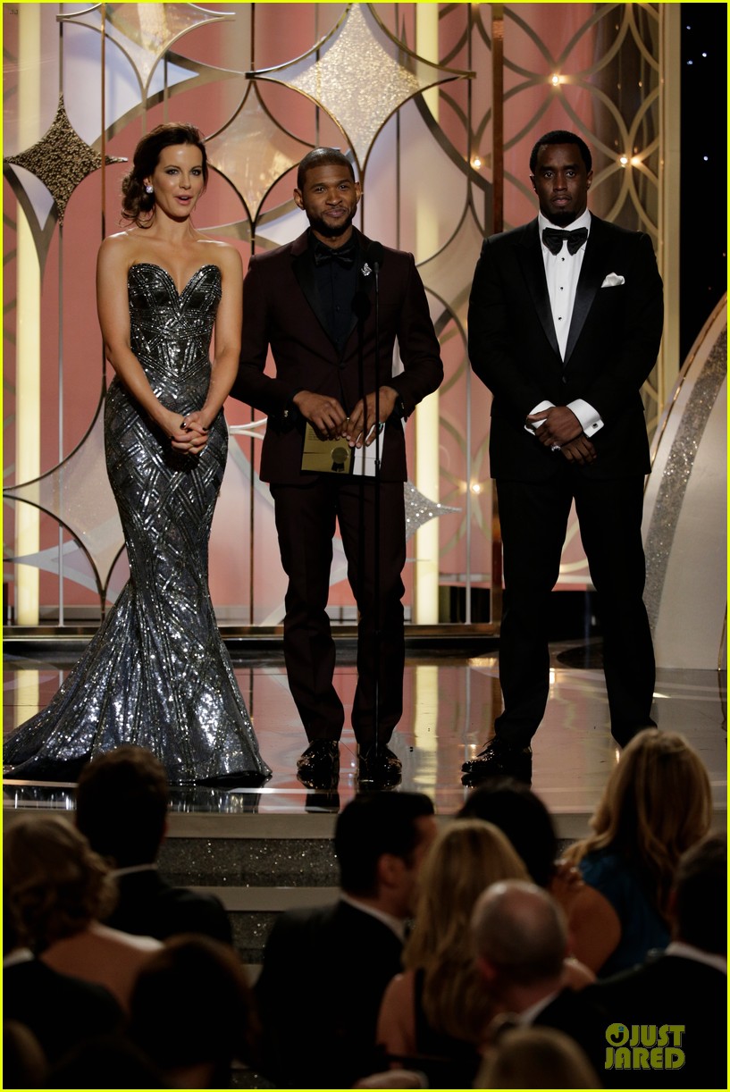 2014 Golden Globes Awards Usher-sean-combs-golden-globes-2014-presenters-01