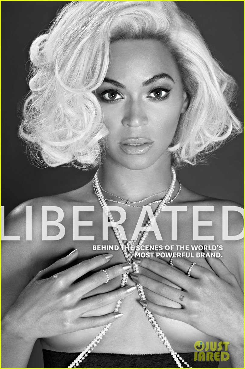 Queen B para OUT MAGAZINE. Beyonce-topless-blonde-for-out-may-2014-04