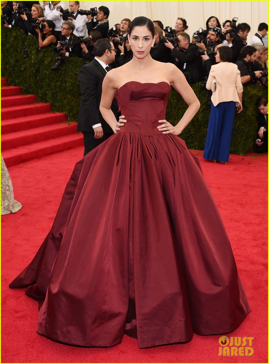 2014 Met Gala  Sarah-silverman-michael-sheen-met-ball-red-carpet-03