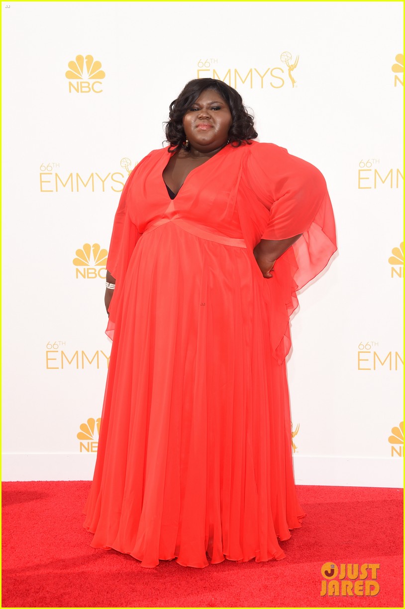 2014 Emmy Awards  Ahs-ladies-taissa-farmiga-gabourey-sidibe-frances-conroy-light-up-the-emmys-04