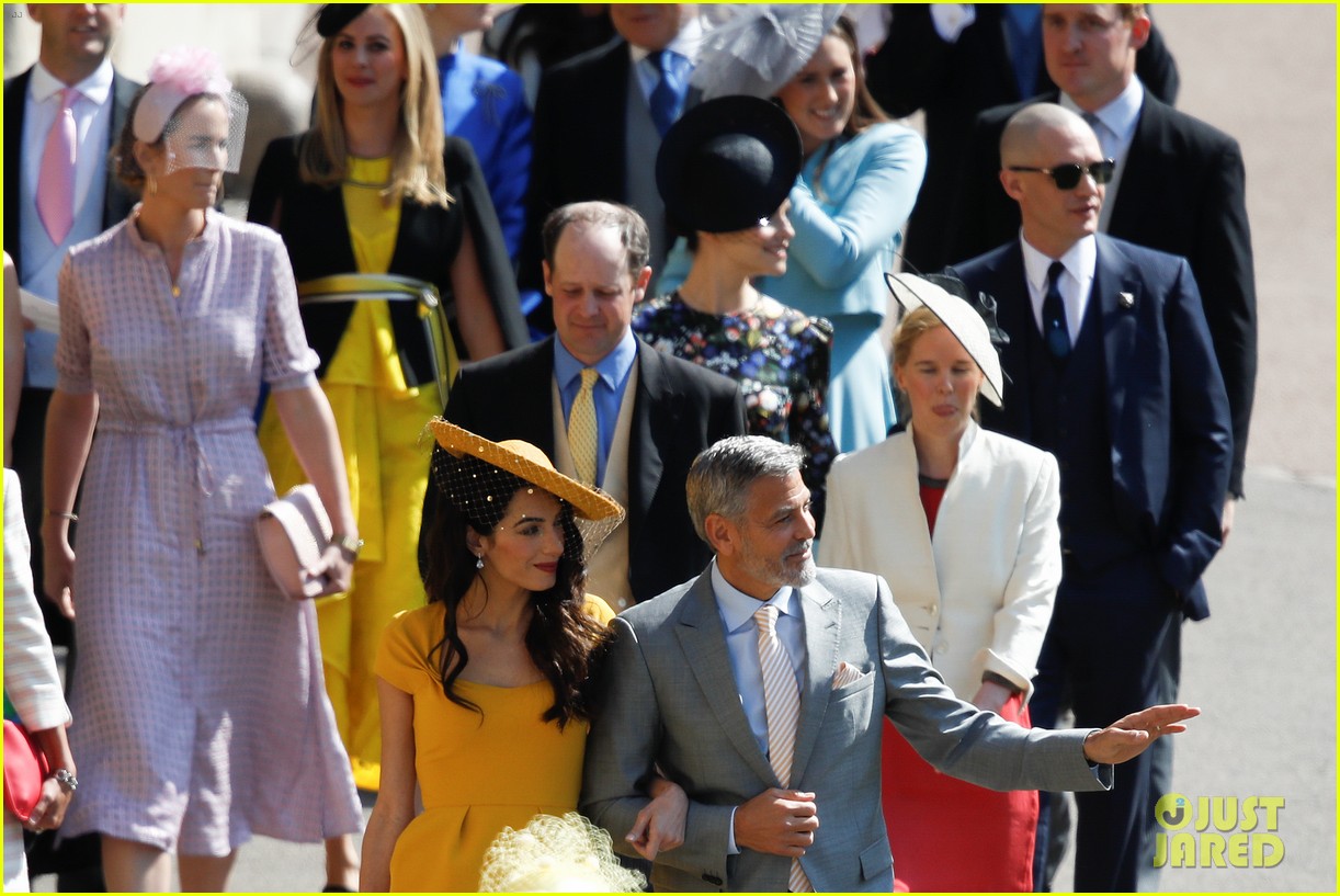 George and Amal Clooney at the Royal Wedding George-clooney-amal-clooney-royal-wedding-13