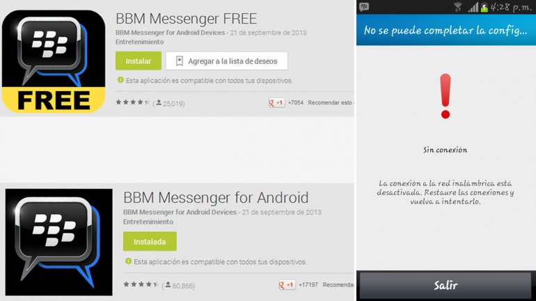 BBM: alarma por una aplicación falsa para Android 0010171108