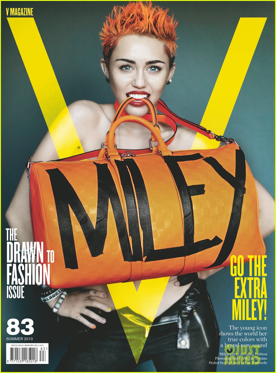 Miley Cyrus cover of V magazine‘s Miley-cyrus-talks-liam-hemsworth-relationship-with-v-04