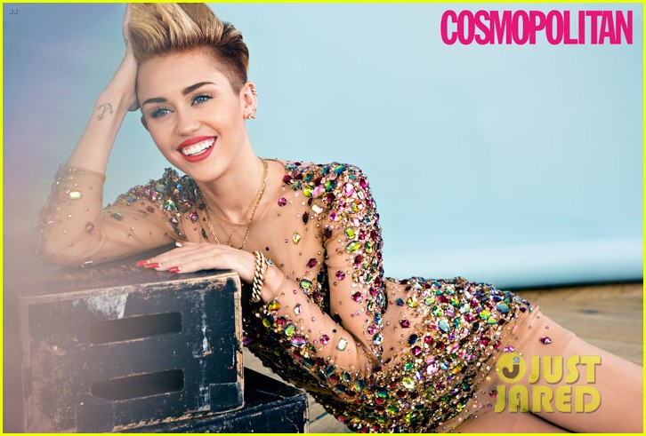 Miley Cyrus in COSMOPOLITAN MAGAZINE. Miley-cyrus-talks-being-single-cosmo-december-2013-02