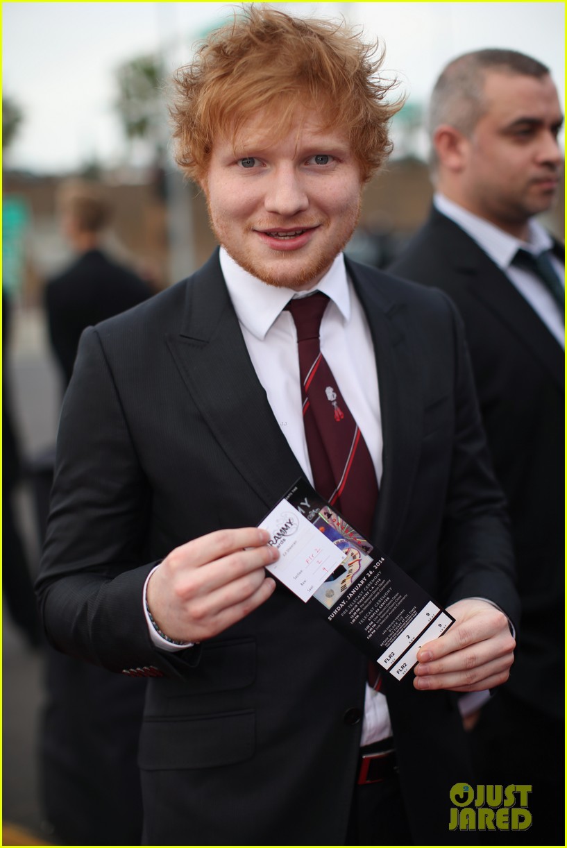 2014 Grammy Awards Ed-sheeran-grammys-2014-red-carpet-05