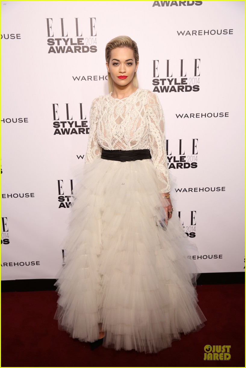 ELLE MAGAZINE Style Awards 2014. Rita-ora-ellie-goulding-presenters-at-elle-style-awards-2014-01