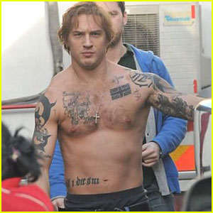 'TDKR' TV Spots & Trailers - Page 2 Tom-hardy-shirtless-tattoos-tinker-tailor-soldier-spy