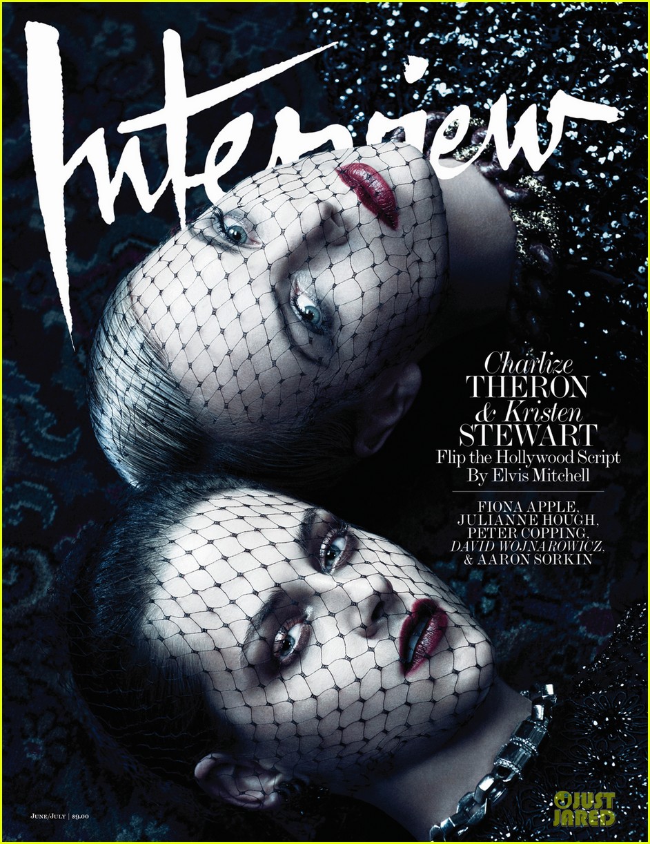 Kristen Stewart & Charlize Theron para INTERVIEW MAGAZINE. Charlize-theron-kristen-stewart-interview-01