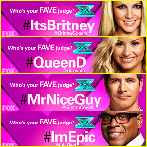 Jurados do X Factor em competição Britney-spears-demi-lovato-x-factor-twitter-war-exclusive