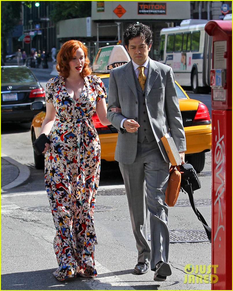 Christina Hendricks Hendricks-wedding-nyc-03