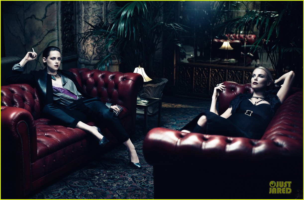 Kristen Stewart & Charlize Theron para INTERVIEW MAGAZINE. Charlize-theron-kristen-stewart-interview-03