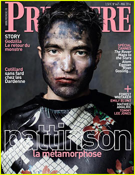 ROBERT PATTINSON - Pagina 3 Robert-pattinson-all-covered-in-paint-for-premiere-magazine