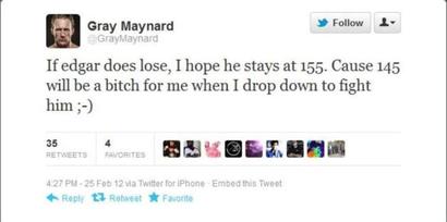 How many times will Edgar-Maynard fight? L0bbj