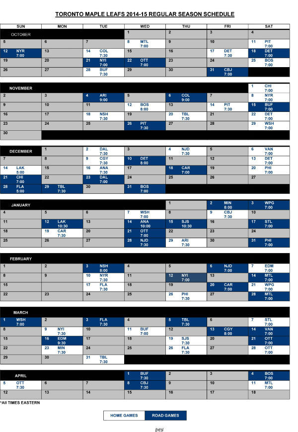 Off - season 2014 ( Oh, today it is Shanny, yes it is....) Schedule_1415