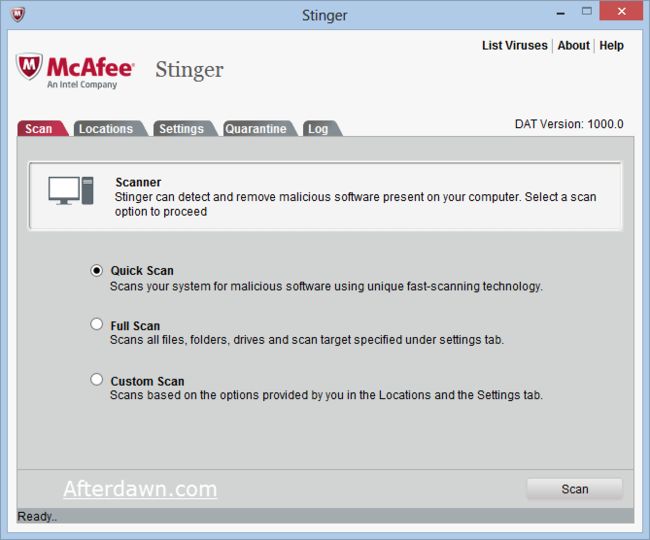 McAfee Stinger v12.1.0.1293 7520