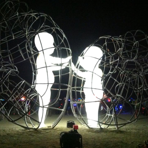 One Of The Most Powerful Art Pieces At Burning Man This Year Children