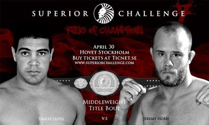 Thales Leites vs Jeremy Horn April 30 at  "Rise of Champions" 214o4s4