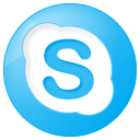 ''حصري'' ξـآلـمٍ الأآيـقوـنـآأآأت  Social_skype_button_blue