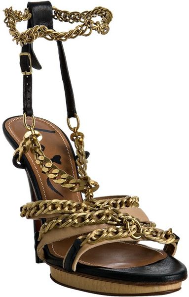     صنادل  2012 Lanvin-camel-camel-leather-and-chain-t-strap-platform-sandals-beige-product-1_large_flex