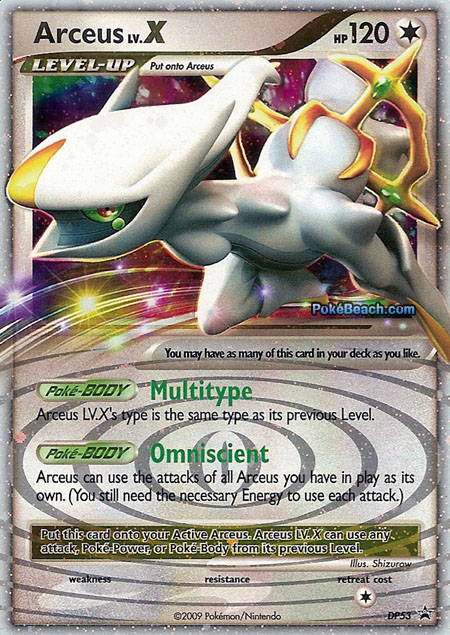 Pokémon TCG/JCC: Platinum: Arceus: Lata de Arceus y pack con póster a la venta. Tcg_promodp53_arceusNivX